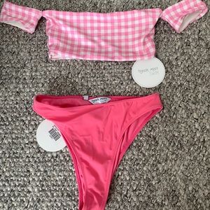 Tiger Mist Bathing Suit Top and Bottom